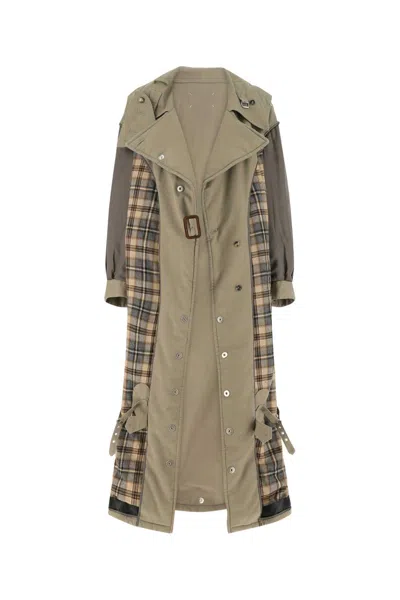 Maison Margiela Multicolor Cotton Reversible Oversize Anonymity Of The Lining Trench Coat In 734
