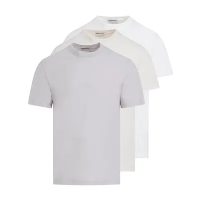 Maison Margiela Multicolor Cotton T-shirt Set In White