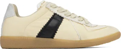 Maison Margiela Multicolor Fabric Replica Sneakers In Ha771 Black Vintage/