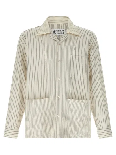 MAISON MARGIELA MULTICOLOR STRIPED SHIRT