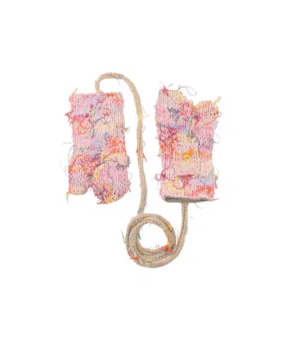 Maison Margiela Multicolour Gloves In Pink