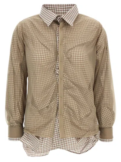 MAISON MARGIELA MULTILAYER SHIRT