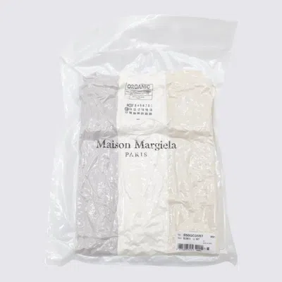 Maison Margiela Multipack Cotton T-shirt In Red