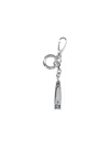 Maison Margiela Nail Cutter Keyring Charm In Silver