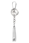 Maison Margiela 'nail Cutter' Keyring In Metallic