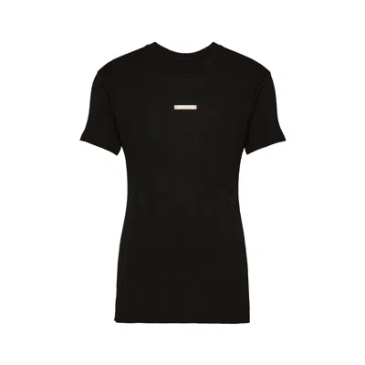 Maison Margiela Name Tag T-shirt Man Black
