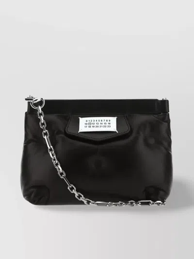 MAISON MARGIELA NAPPA LEATHER RED CARPET CLUTCH