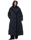 Maison Margiela Navy Blue Button Down Jacket In Navy Blue