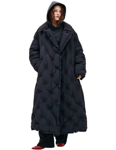 Maison Margiela Navy Blue Button Down Jacket