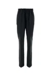Maison Margiela Women Midnight Blue Mohair Blend Pant