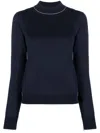 Maison Margiela Sweaters In Navy Blue
