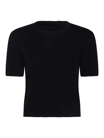 Maison Margiela Navy Blue Wool Crewneck