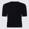 Maison Margiela Navy Blue Wool Crewneck In Blue