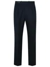 MAISON MARGIELA MAISON MARGIELA NAVY VIRGIN WOOL TROUSERS