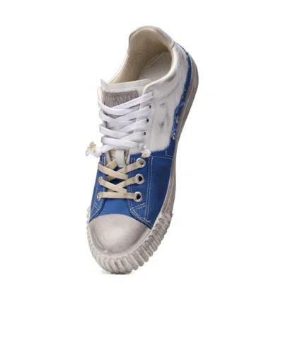 Maison Margiela New Evolution Layered Sneakers In Blue