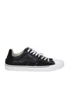 Maison Margiela Evolution Sneakers In Leather In Black