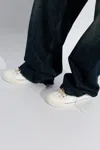 Maison Margiela Baskets Evolution Low Top En Cuir Blanc In White
