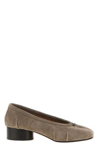 Maison Margiela 'new Tabi' Ballet Flats In Gray