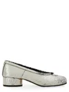 Maison Margiela New Tabi Dancer In Silver