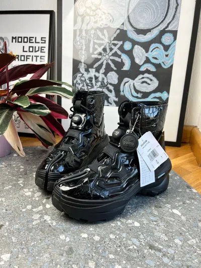 Pre-owned Maison Margiela New With Tag! Tabi Insta Pump Fury Unisex Shoes In Black