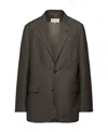 Maison Margiela Notched-lapels Single-breasted Blazer In Black