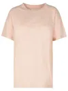 Maison Margiela T-shirt With Embroidered Logo In Beige