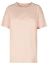 Maison Margiela T-shirt With Embroidered Logo In Beige