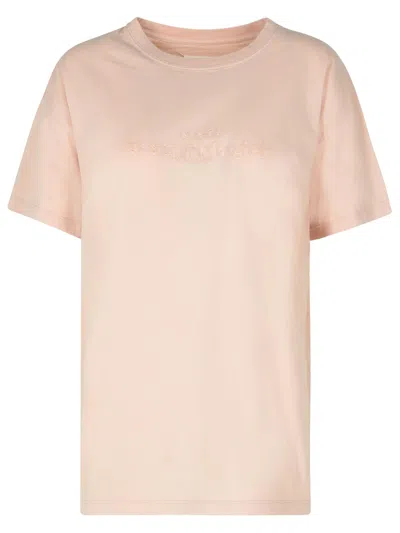 Maison Margiela Nude Cotton T-shirt Women In Cream