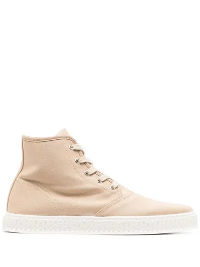 Maison Margiela Number Motif High-top Sneakers In Neutrals