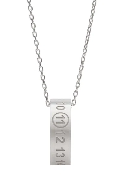 Maison Margiela Number Necklace In Pattern
