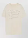 Maison Margiela Number Print Graphic Relaxed Fit T Shirt In Neutral