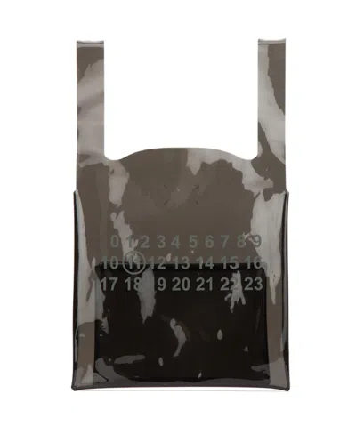 Maison Margiela Number Print Tote Bag In Black