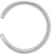Maison Margiela Number Reference Ear Cuff In Metallic
