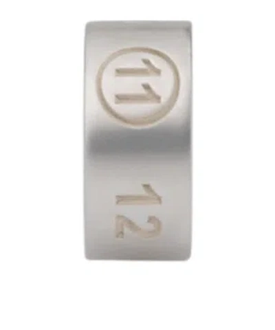 Maison Margiela Number Reference Ear Cuff In Neutral