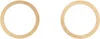 Maison Margiela Number Reference Earrings In Gold