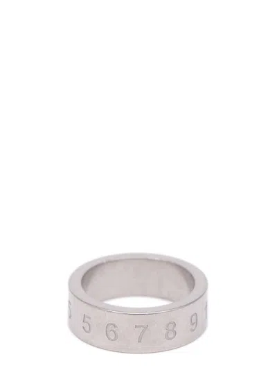 Maison Margiela Number Reference Jewelry Silver In Metallic