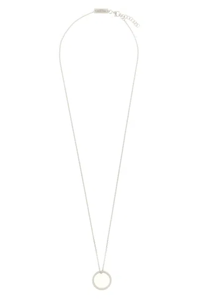 Maison Margiela Number Reference Necklace In Gray