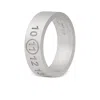 Maison Margiela Number Reference Ring In Metallic