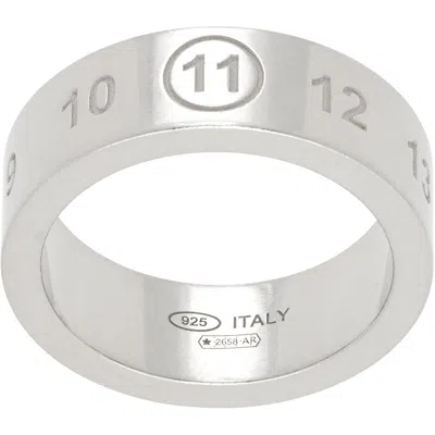 Maison Margiela Number Reference Ring In Neutral