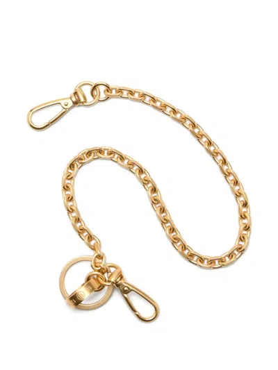 Maison Margiela Numbers Engraved Bag Chain In Neutral