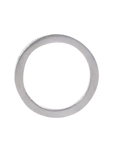 Maison Margiela Numbers Engraved Ring In 951