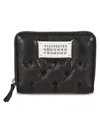 Maison Margiela Glam Slam Zip-around Coin Purse In Black