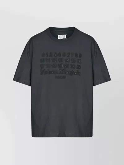 MAISON MARGIELA NUMBERS PRINT COTTON T-SHIRT