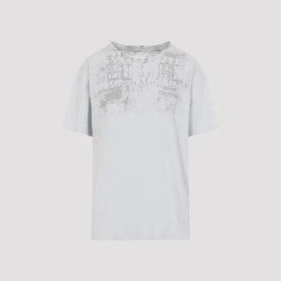 Maison Margiela Numbers Regular Cotton T-shirt For Women In White