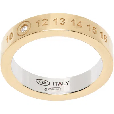 Maison Margiela Numbers Ring In Metallic