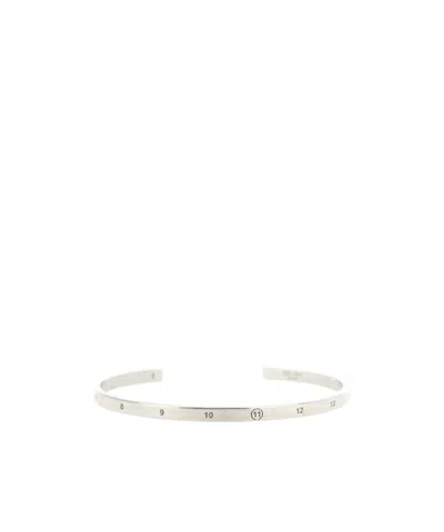 Maison Margiela 'numeric' Bracelet In Silver