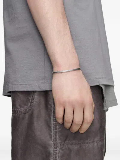 Maison Margiela Numeric Cuff Bracelet In Silver