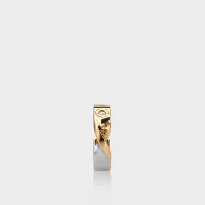 Maison Margiela Numeric Diamond Ear Cuff Unisex Gold
