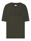 Maison Margiela Numeric-logo T-shirt In Brown