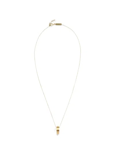 Maison Margiela Numeric Necklace In Gold